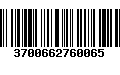 Código de Barras 3700662760065