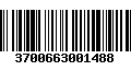 Código de Barras 3700663001488