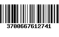 Código de Barras 3700667612741