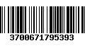 Código de Barras 3700671795393