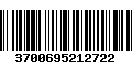 Código de Barras 3700695212722