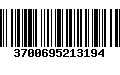 Código de Barras 3700695213194