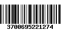 Código de Barras 3700695221274