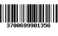 Código de Barras 3700699901356