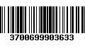 Código de Barras 3700699903633