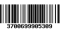 Código de Barras 3700699905309