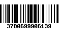 Código de Barras 3700699906139