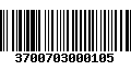 Código de Barras 3700703000105