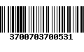 Código de Barras 3700703700531