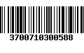 Código de Barras 3700710300588