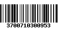 Código de Barras 3700710300953