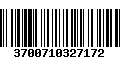 Código de Barras 3700710327172