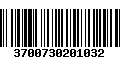 Código de Barras 3700730201032