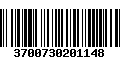 Código de Barras 3700730201148