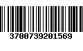 Código de Barras 3700739201569