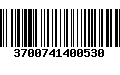 Código de Barras 3700741400530