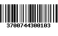 Código de Barras 3700744300103