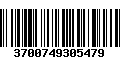 Código de Barras 3700749305479