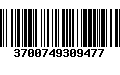 Código de Barras 3700749309477