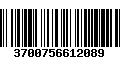 Código de Barras 3700756612089