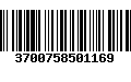 Código de Barras 3700758501169