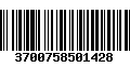 Código de Barras 3700758501428