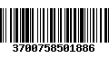 Código de Barras 3700758501886