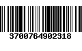 Código de Barras 3700764902318