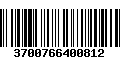 Código de Barras 3700766400812