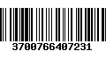 Código de Barras 3700766407231