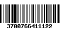 Código de Barras 3700766411122