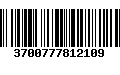 Código de Barras 3700777812109