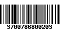 Código de Barras 3700786800203