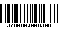 Código de Barras 3700803900398