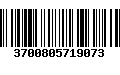 Código de Barras 3700805719073