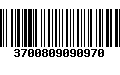 Código de Barras 3700809090970