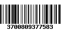 Código de Barras 3700809377583