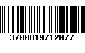 Código de Barras 3700819712077