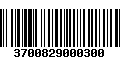 Código de Barras 3700829000300