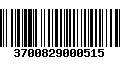 Código de Barras 3700829000515