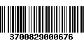 Código de Barras 3700829000676