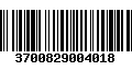 Código de Barras 3700829004018