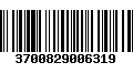 Código de Barras 3700829006319