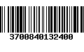 Código de Barras 3700840132400