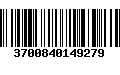 Código de Barras 3700840149279