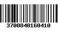 Código de Barras 3700840160410