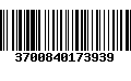 Código de Barras 3700840173939