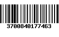 Código de Barras 3700840177463