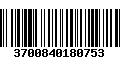 Código de Barras 3700840180753