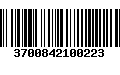 Código de Barras 3700842100223